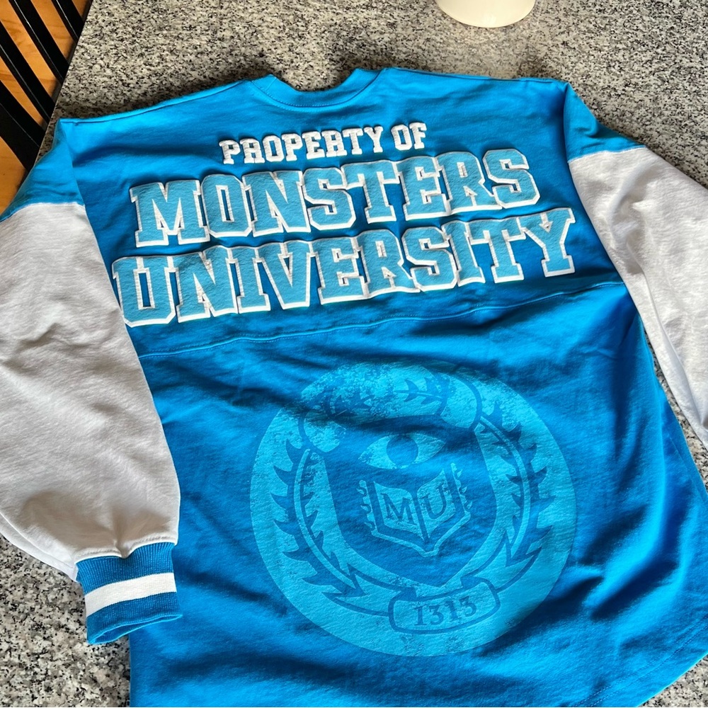 Disney Monsters university spirit jersey